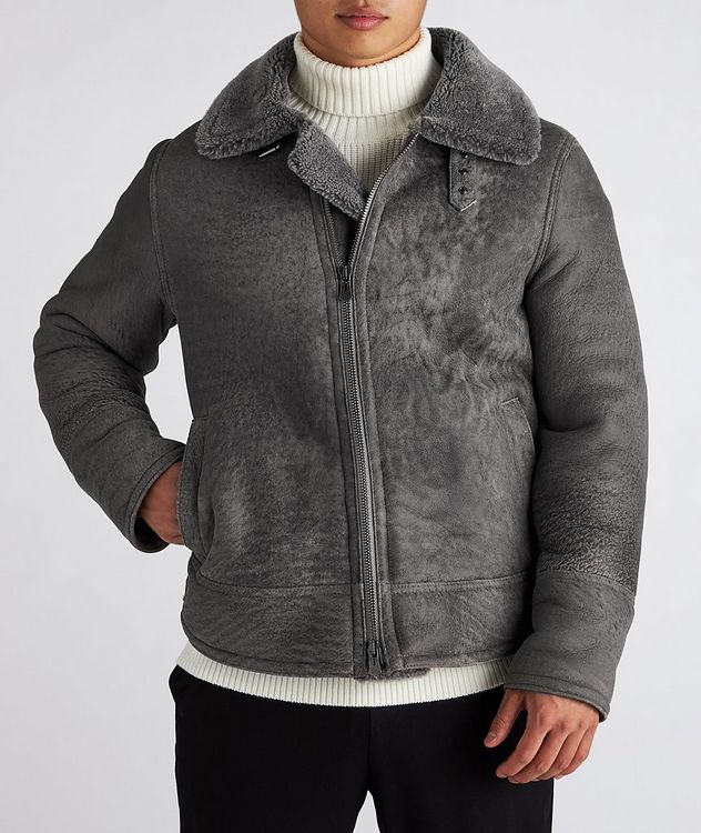 Shearling Bomber Jacket picture 2