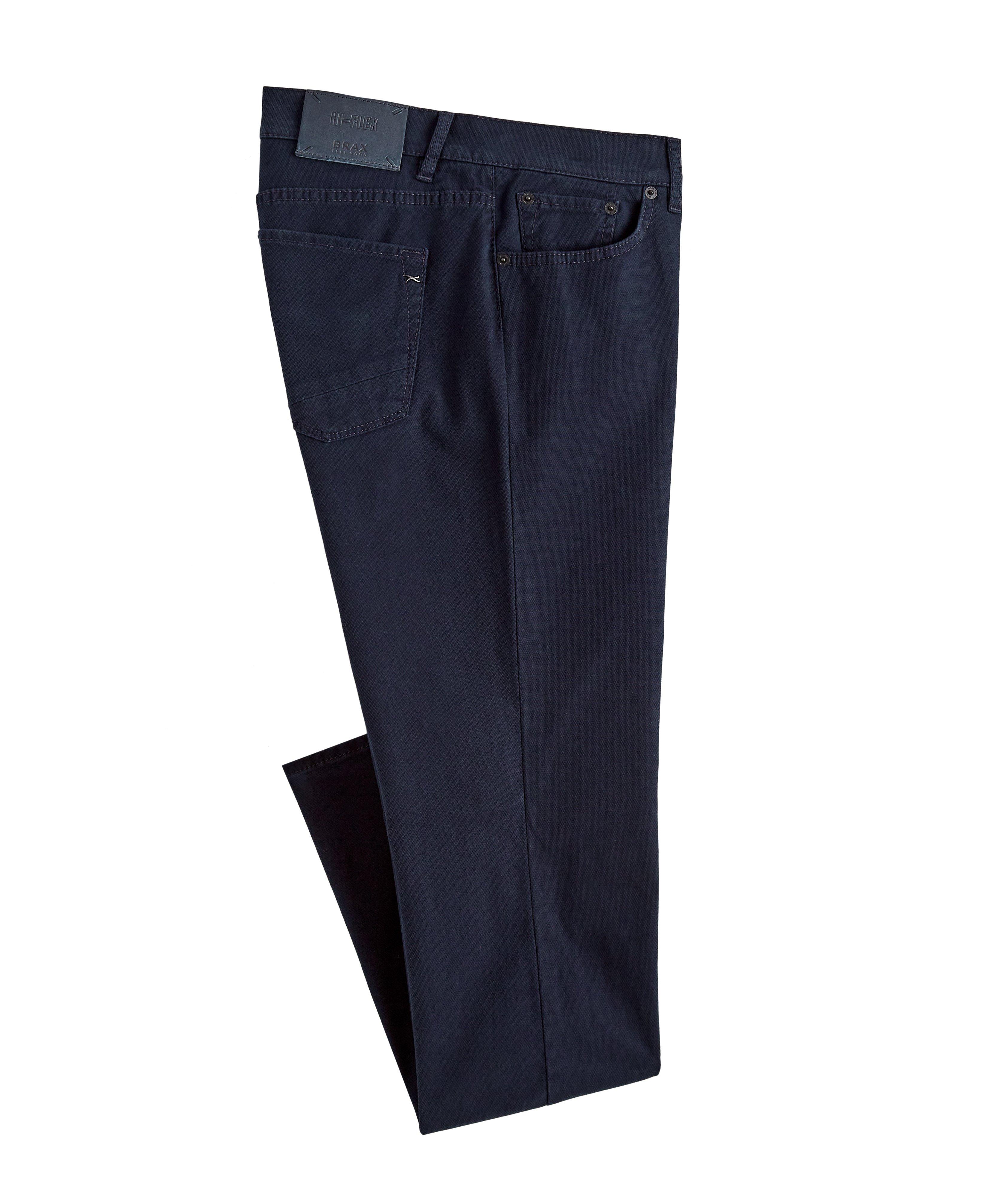 CHUCK HI-FLEX MICRO PRINT TROUSER - BONE main image 1