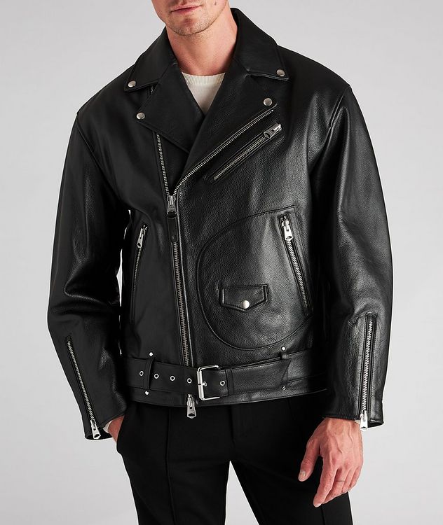 Clement Leather Bomber Jacket picture 2