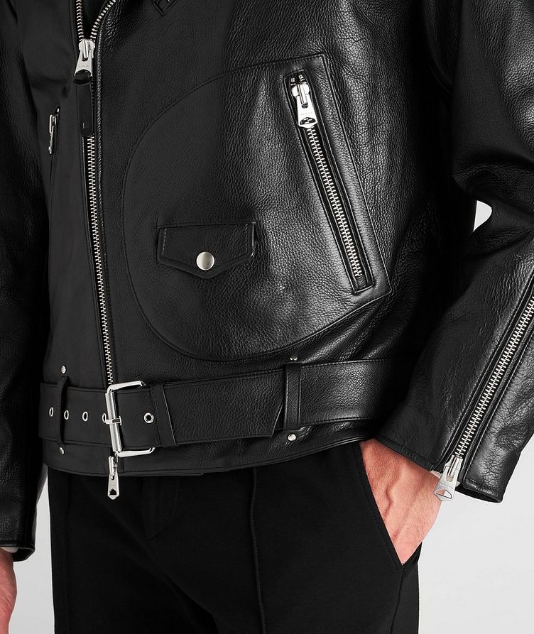 Clement Leather Bomber Jacket image 4