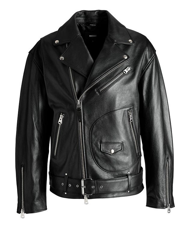 Clement Leather Bomber Jacket picture 1