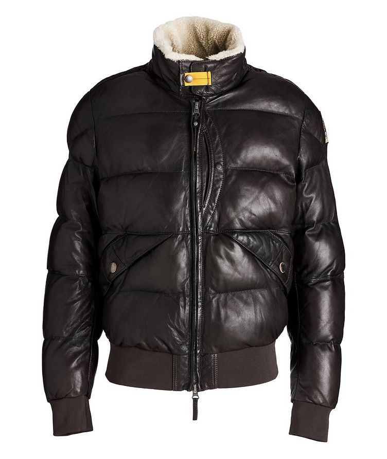 Alf Leather Quilted Puffer Jacket image 0