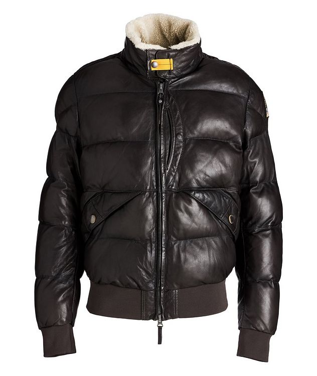 Alf Leather Quilted Puffer Jacket picture 1