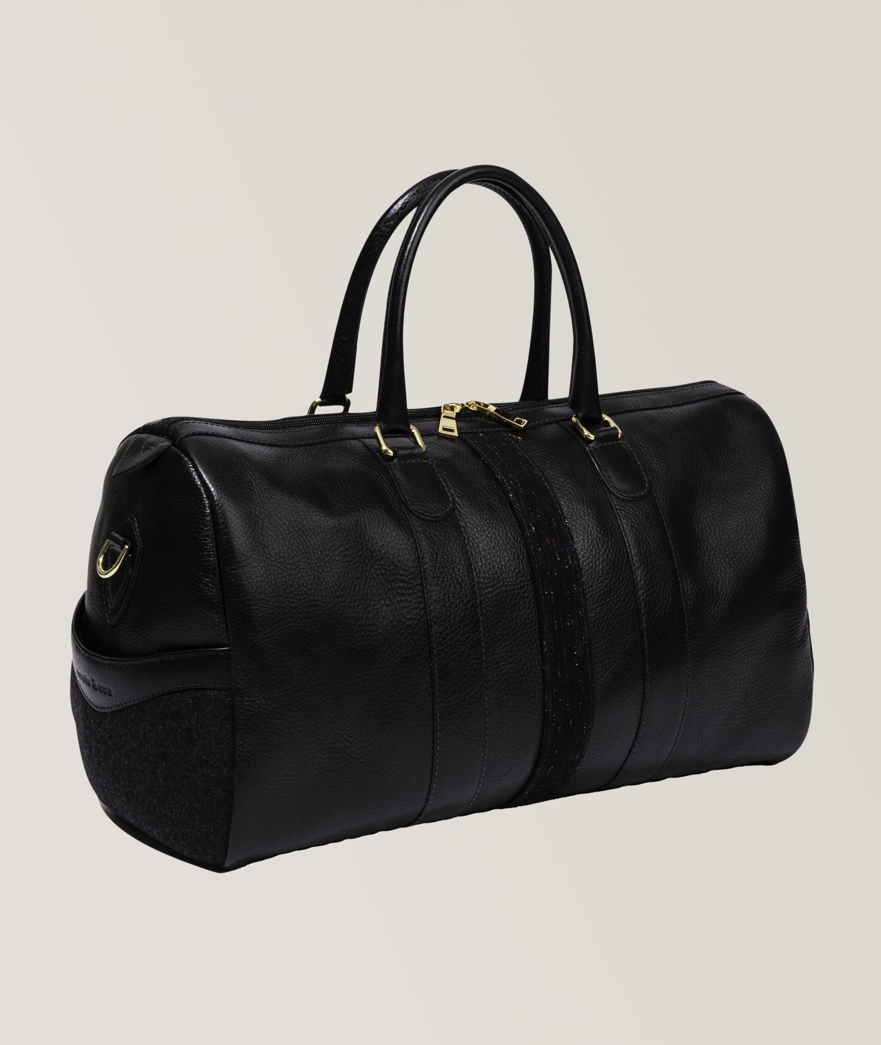 Weekend bag leather women's sale