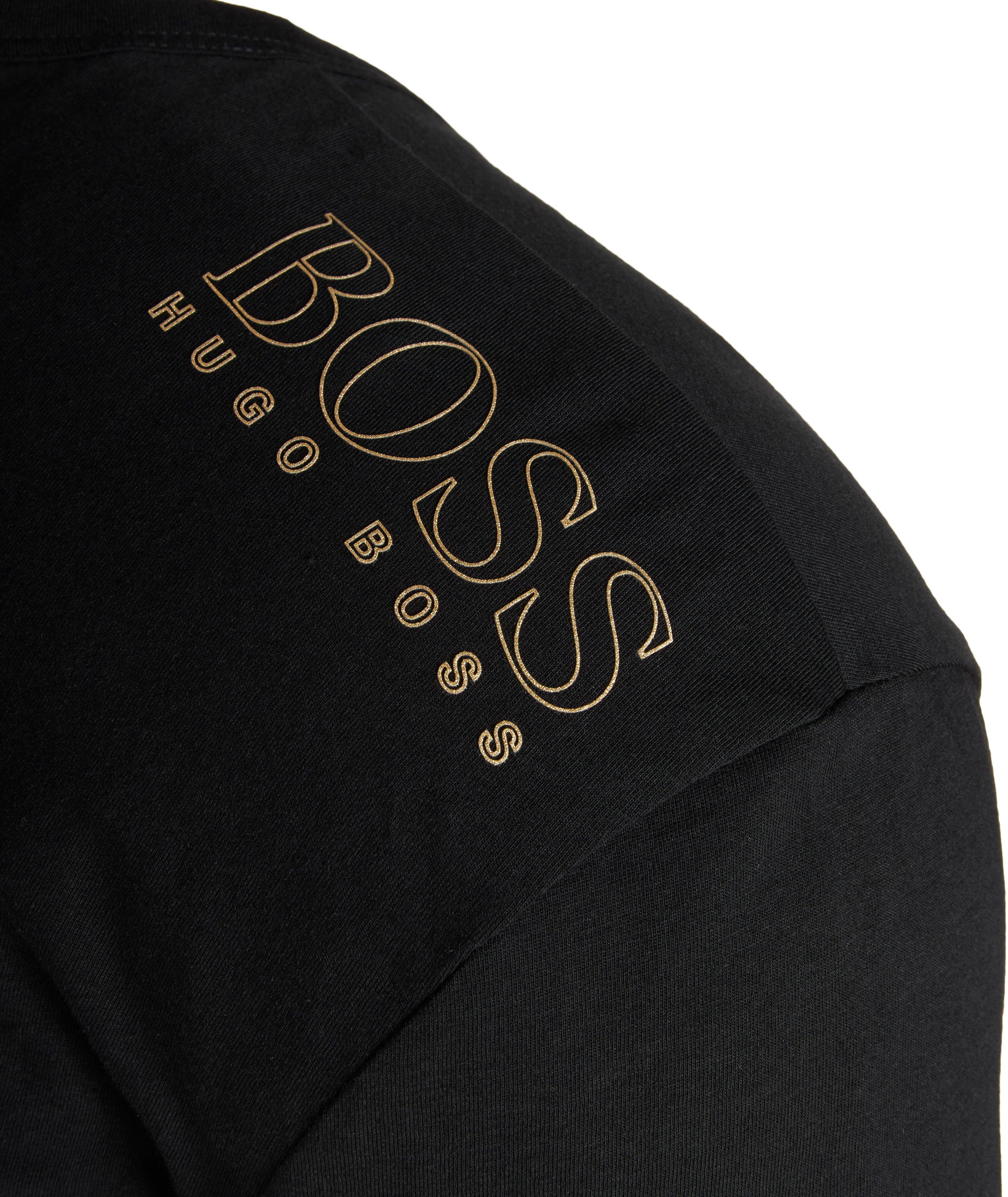 T-shirt en coton avec logos image 2