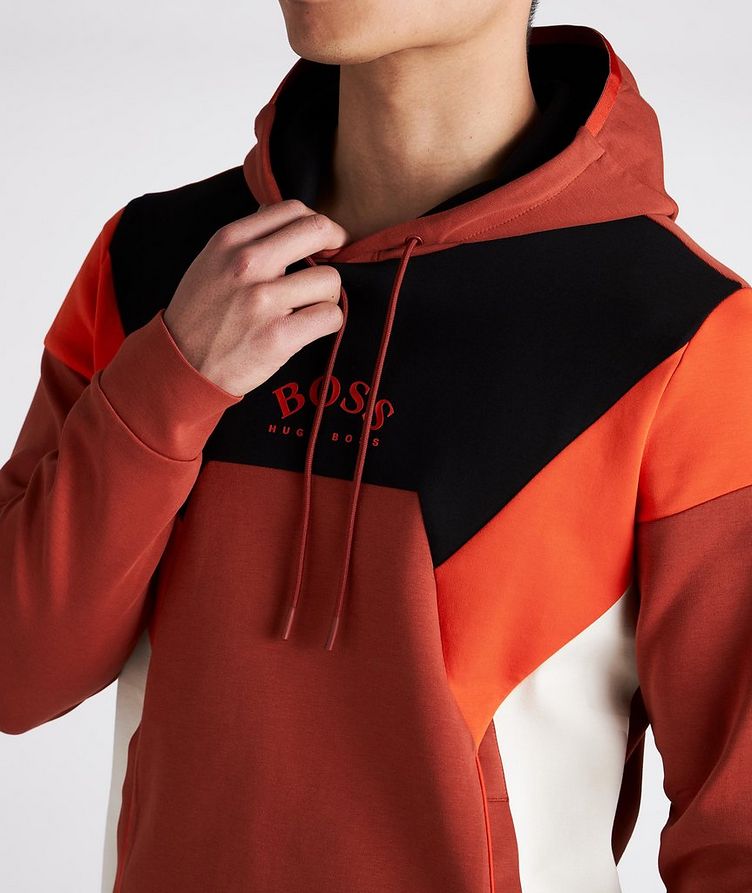 Colour-Blocked Cotton Blend Hoody image 2