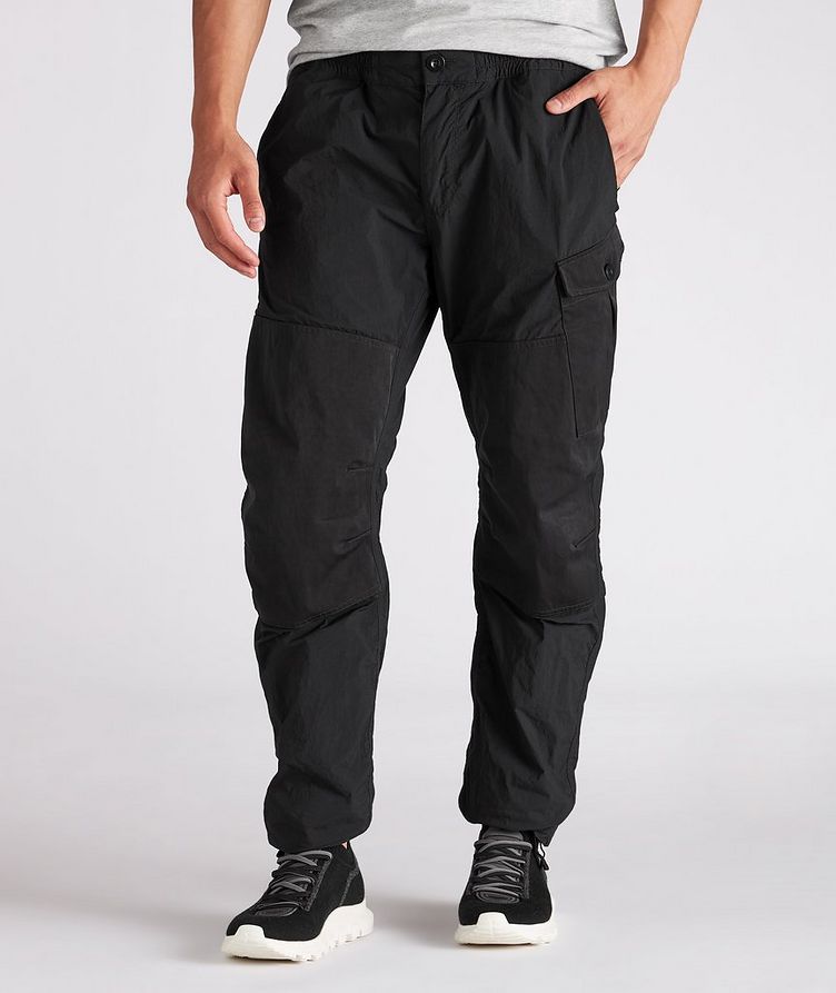 Pantalon en nylon à poches cargo et à teinture en pièce image 1