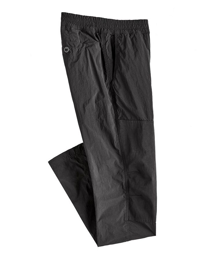 Pantalon en nylon à poches cargo et à teinture en pièce image 0