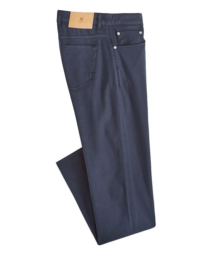 Jazz Slim Fit Cotton-Cashmere Pants image 0