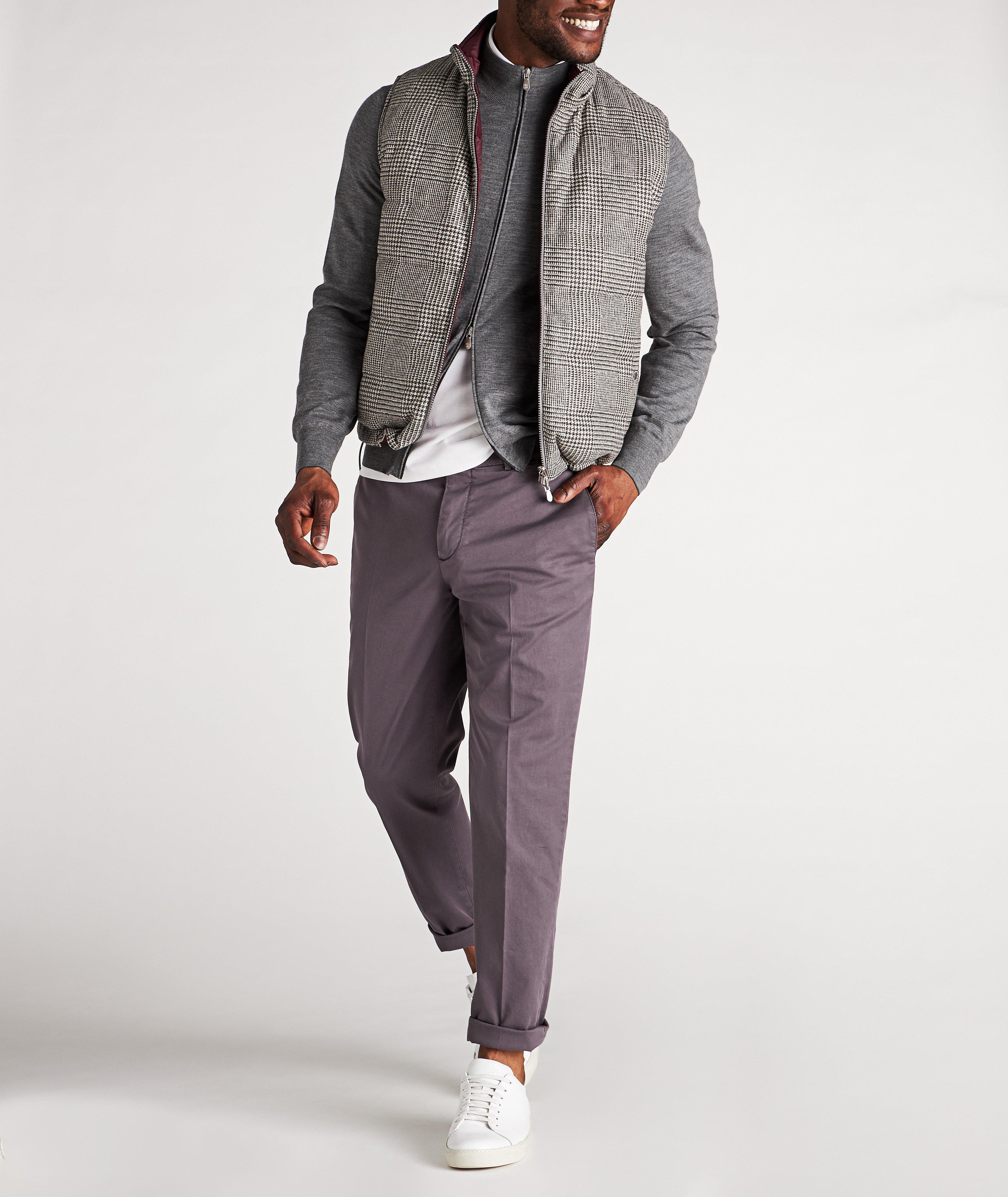 Zip-Up Wool-Cashmere Cardigan image 4