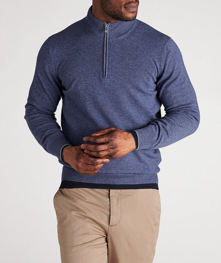 Half-Zip Cashmere Sweater  image 1