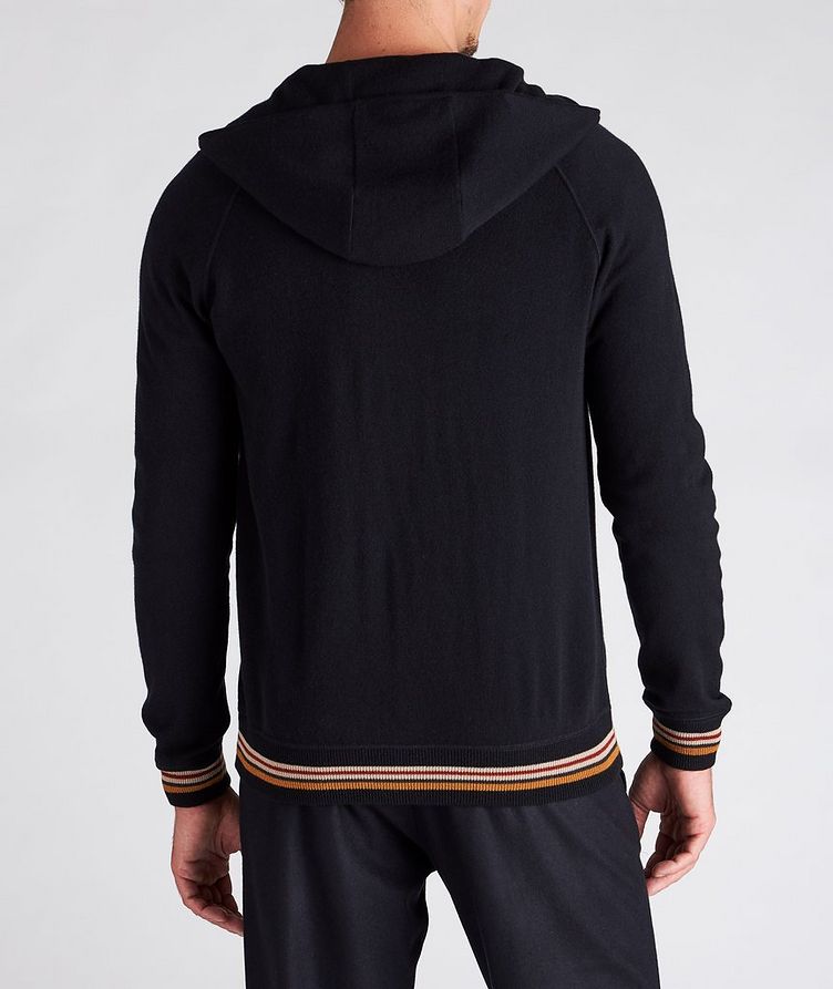 Zip-Up Hooded Cashmere Sweater image 2