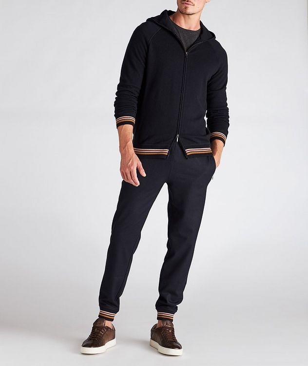 Zip-Up Hooded Cashmere Sweater picture 5