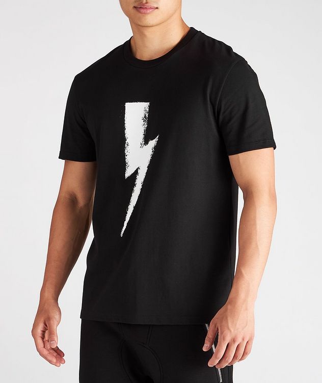 Chalk Bolt Cotton T-Shirt picture 2