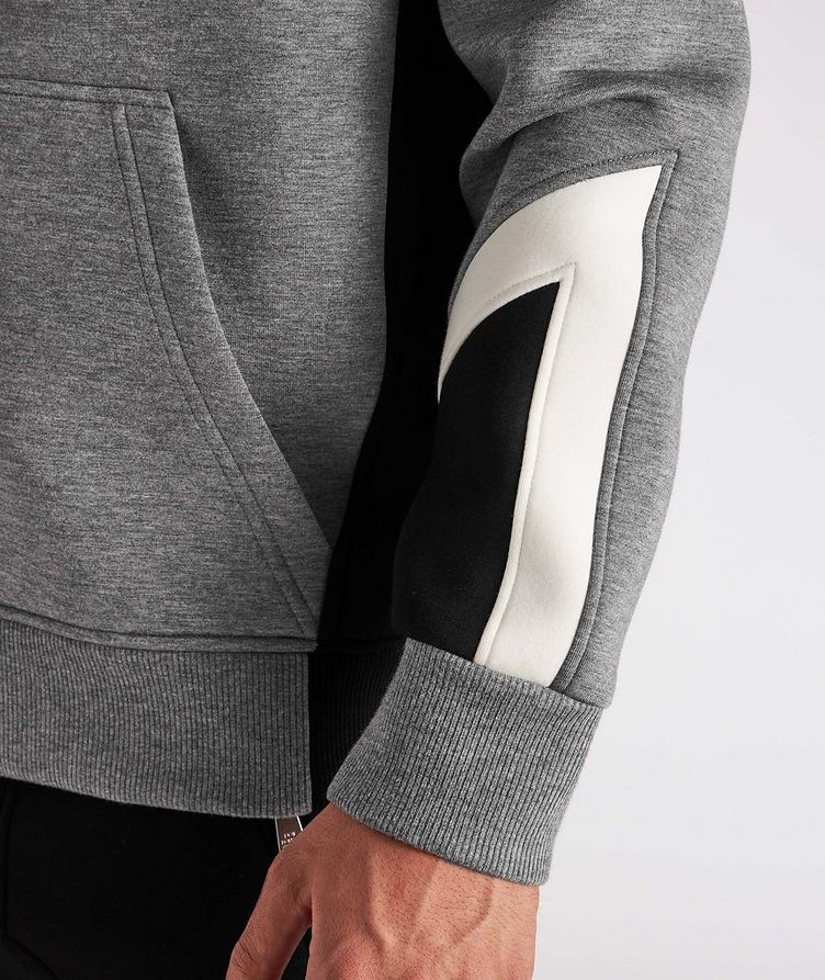 Modernist Thunderbolt Zip-Up Hooded Sweatshirt image 4