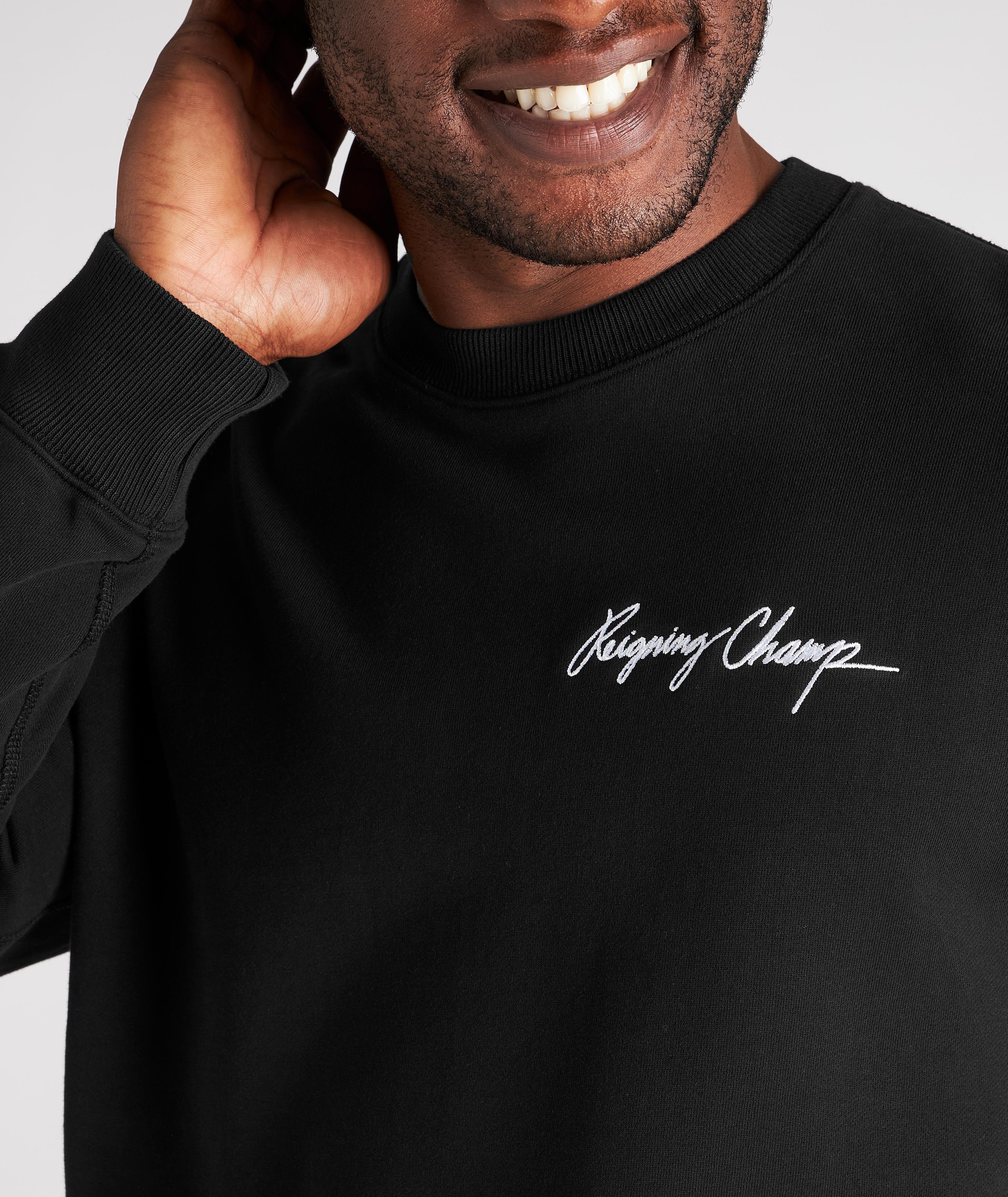 Autograph Logo Cotton Sweater image 3