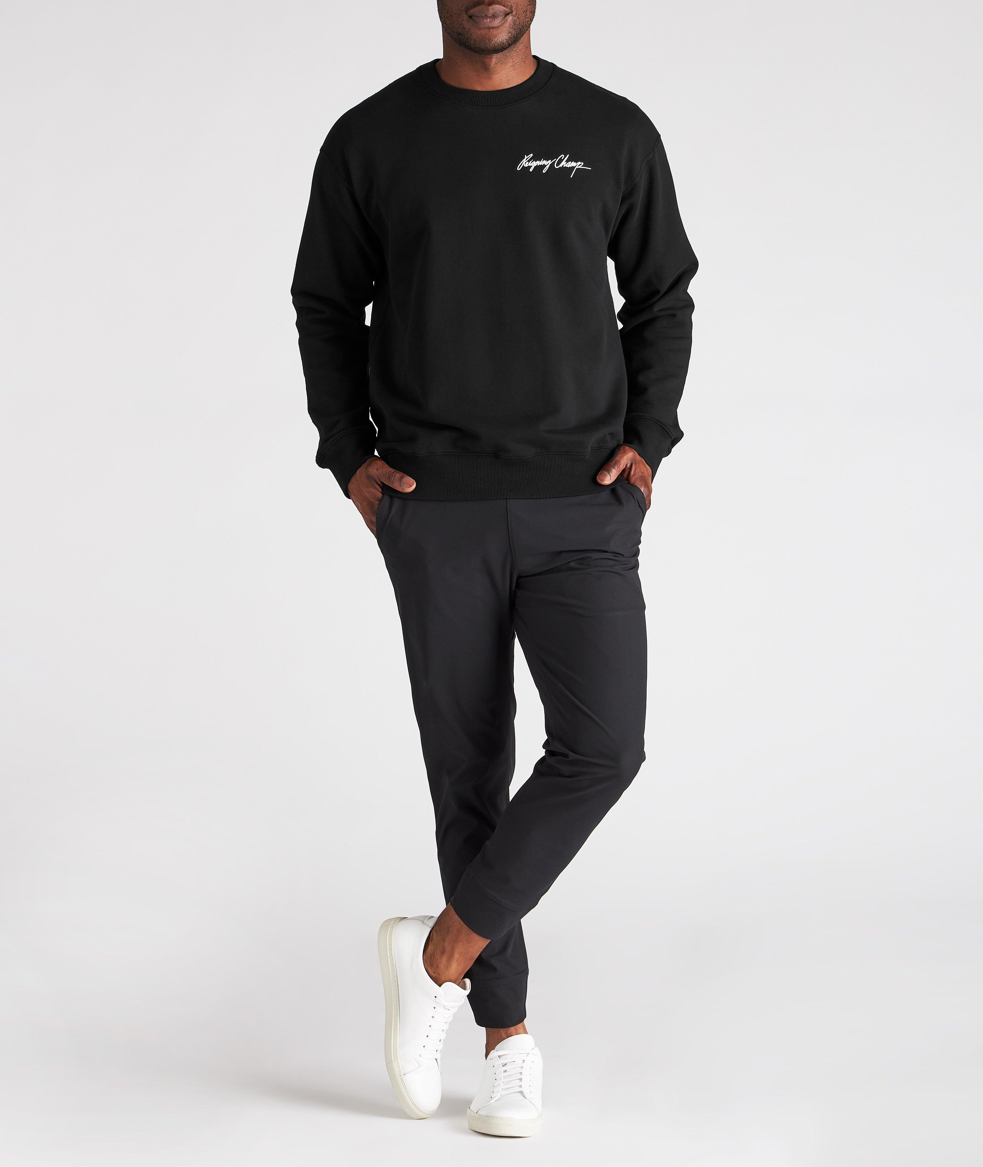 Autograph Logo Cotton Sweater image 5