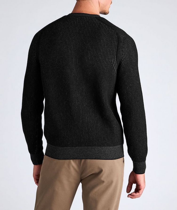 Reversible Ribbed Cashmere Sweater image 2