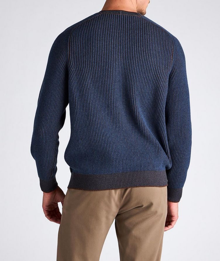 Reversible Ribbed Cashmere Sweater image 2