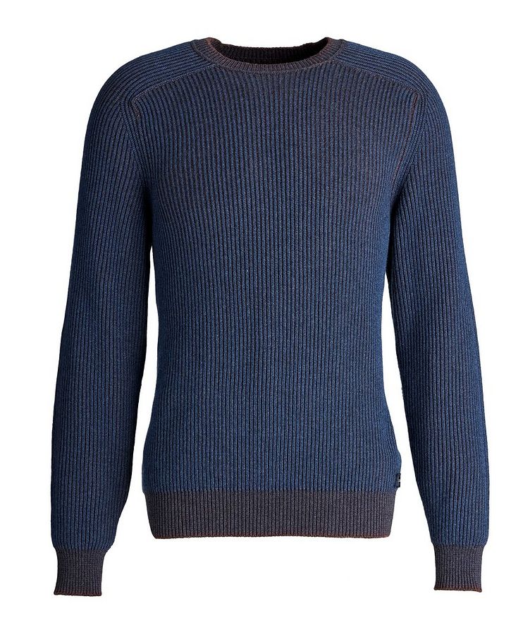 Reversible Ribbed Cashmere Sweater image 0