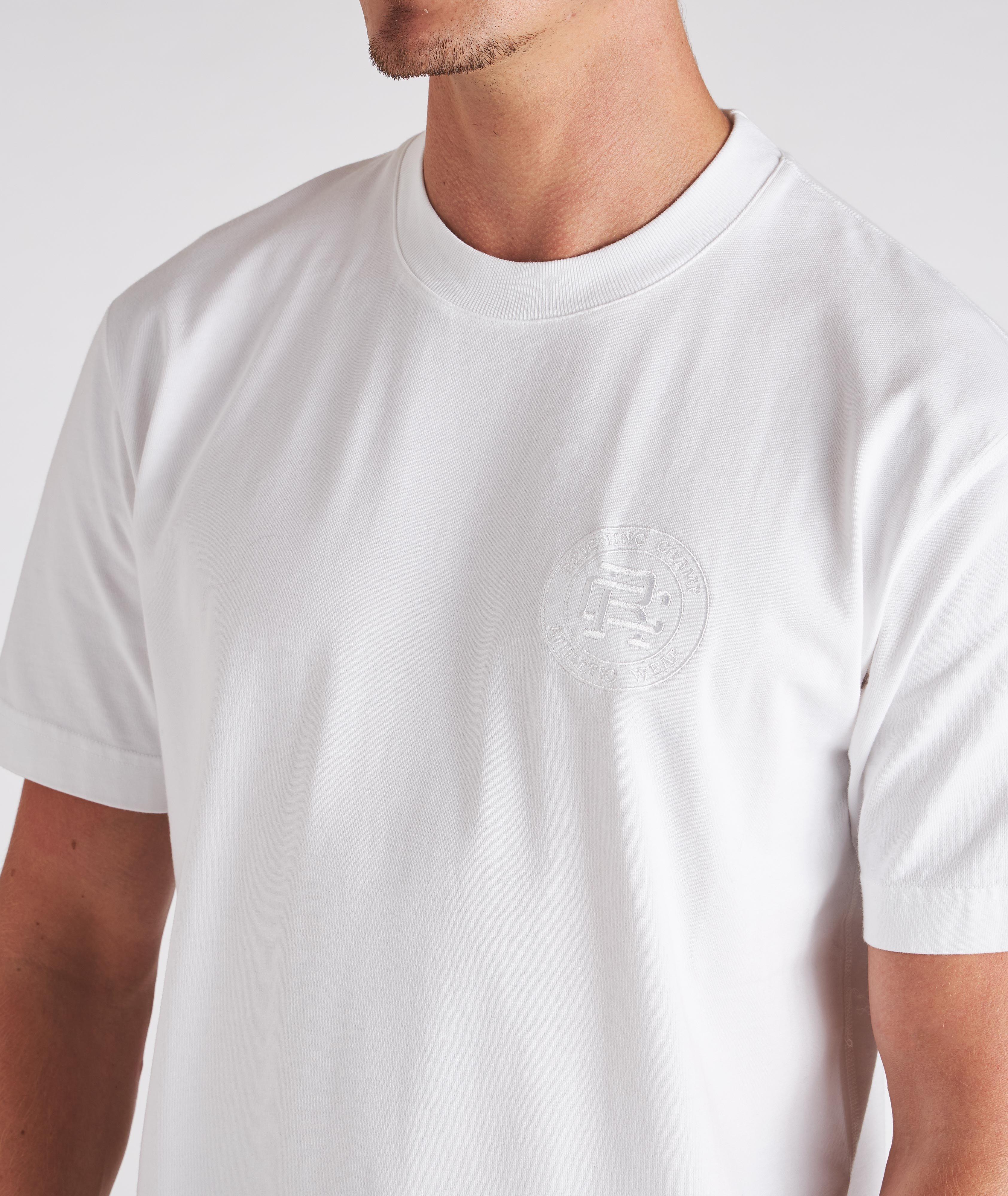 T-shirt en jersey de coton avec logo image 3