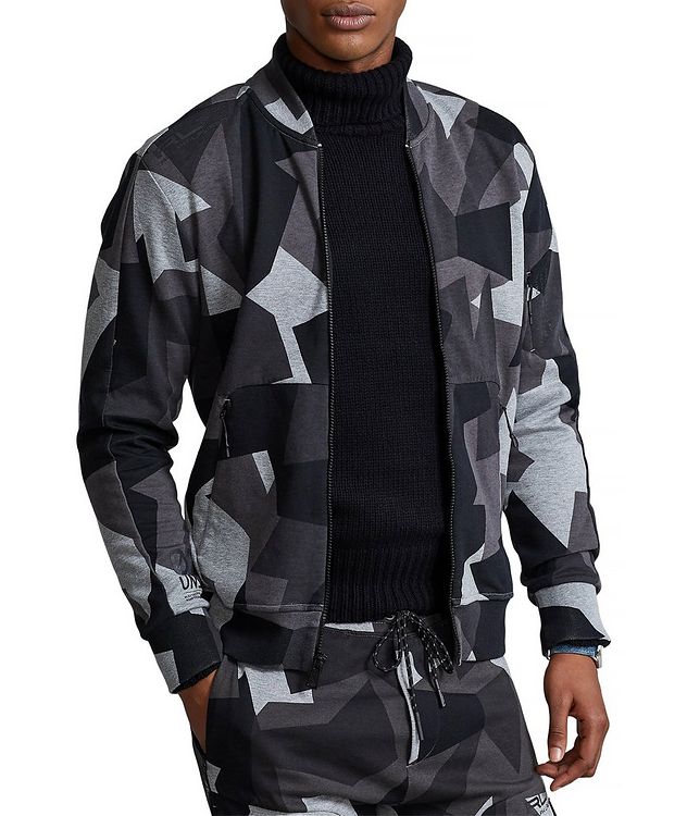 Camo Water-Repellent Track Jacket picture 2