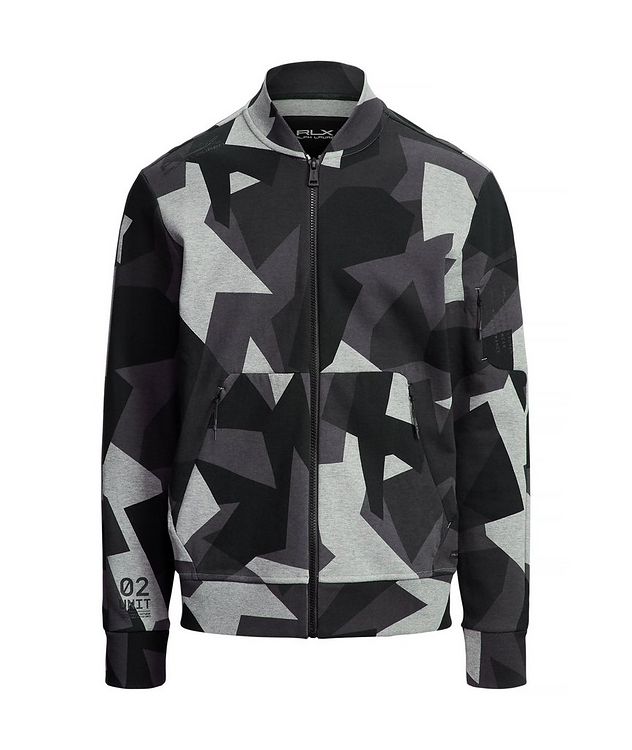 Camo Water-Repellent Track Jacket picture 1