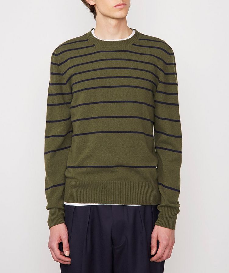 Marco Striped Merino Wool Sweater image 1