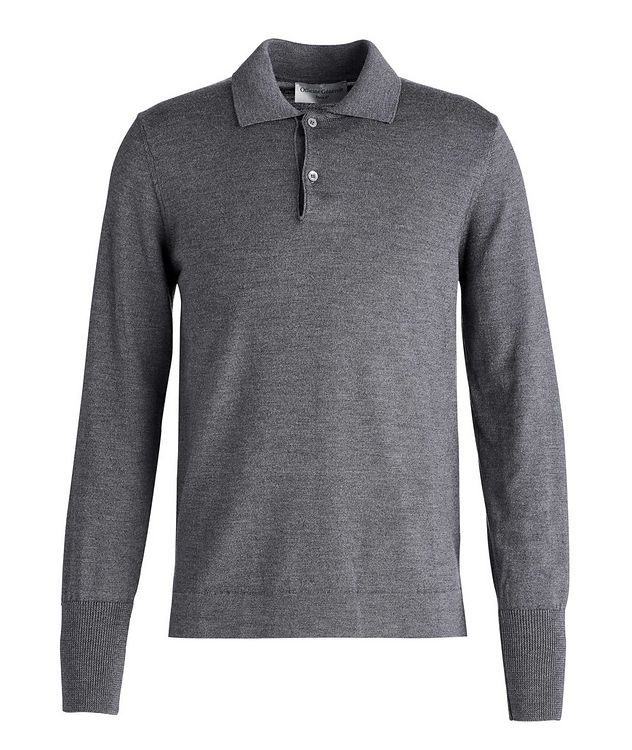 Bruce Long-Sleeve Wool Polo picture 1