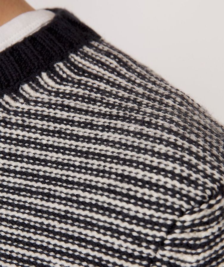 Marco Striped Wool-Blend Sweater image 3