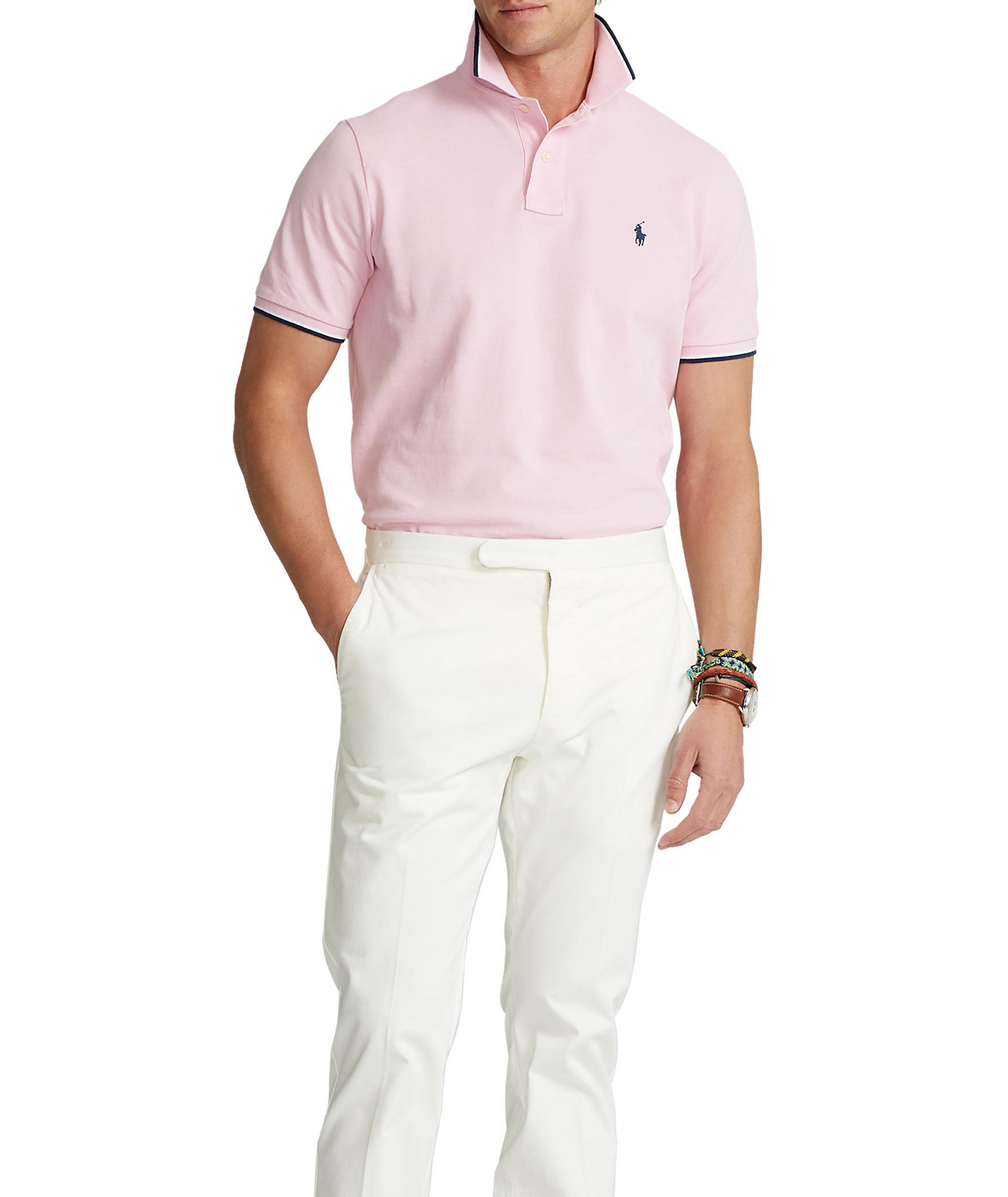 Polo en coton de coupe amincie image 3