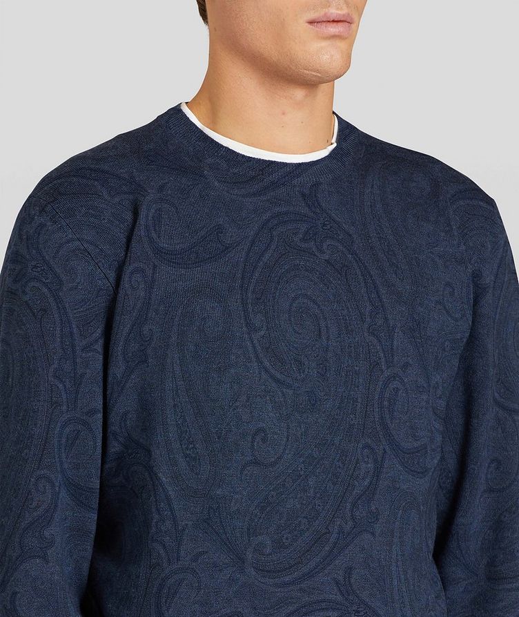 Paisley Wool Sweater image 3
