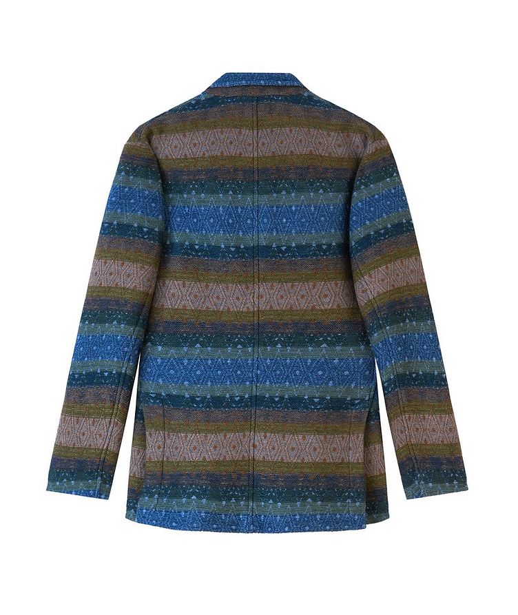 Geometric Jacquard Wool-Blend Jacket image 1