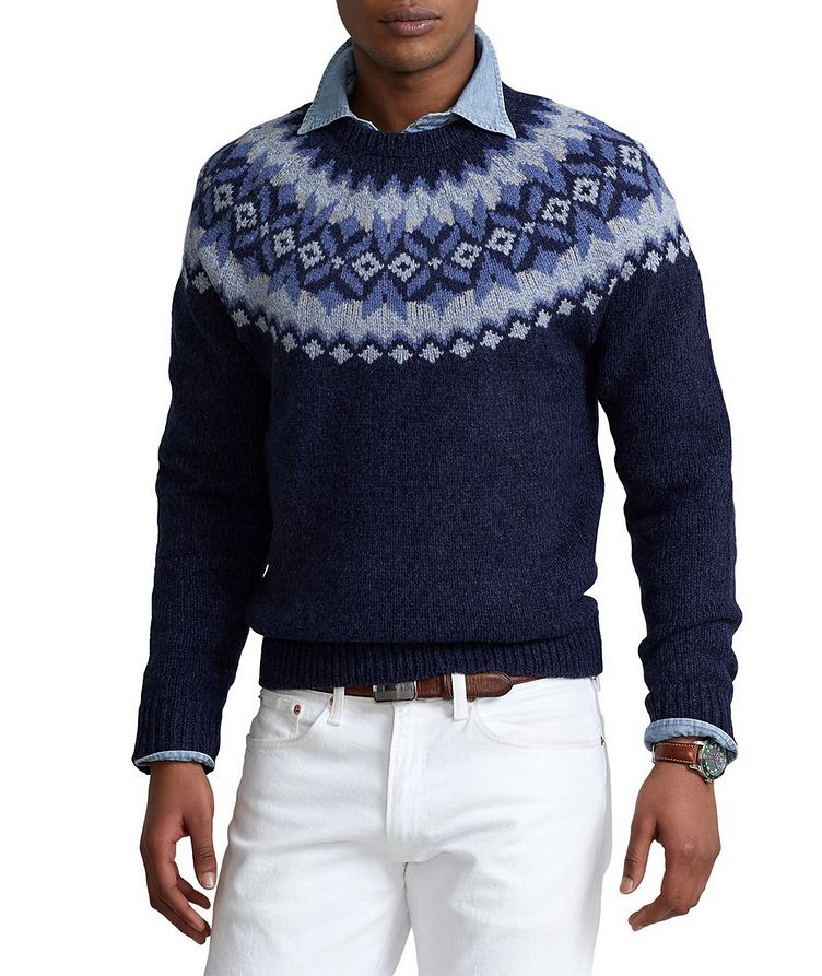Fair Isle Wool Sweater image 1