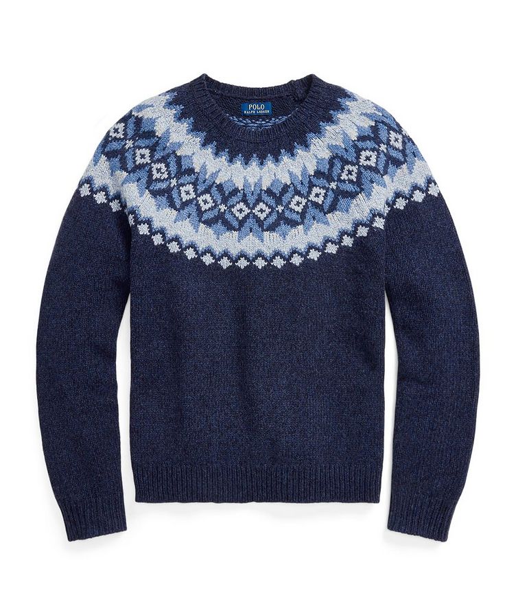 Fair Isle Wool Sweater image 0