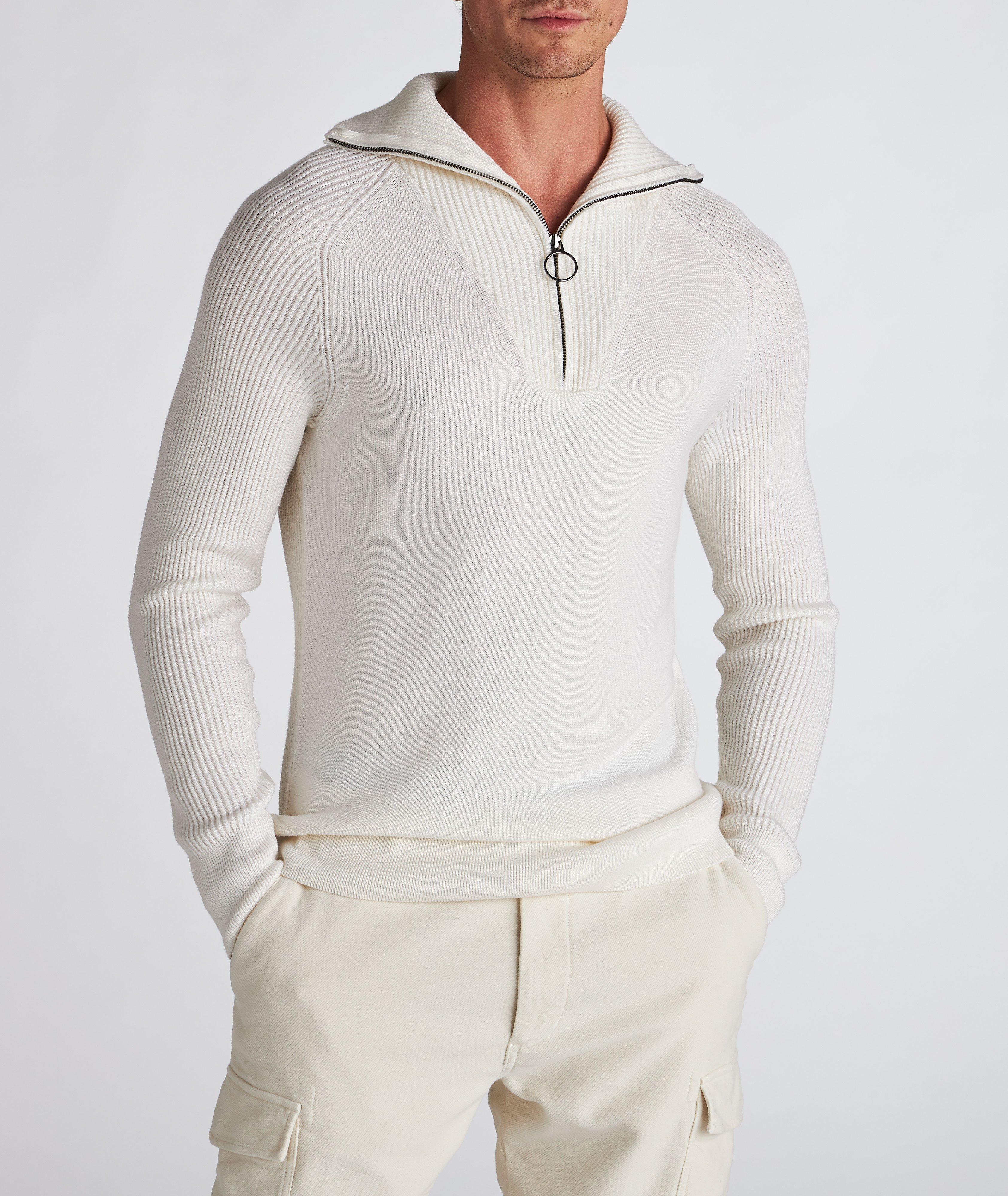 Half-Zip Wool Turtleneck image 1