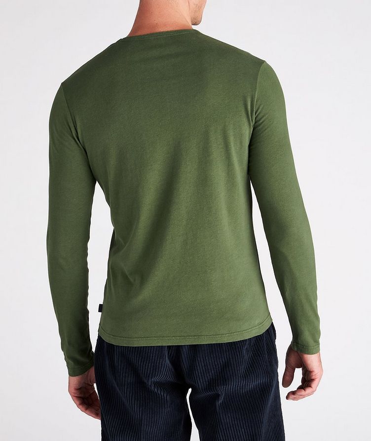 Long-Sleeve Cotton-Blend T-Shirt image 2