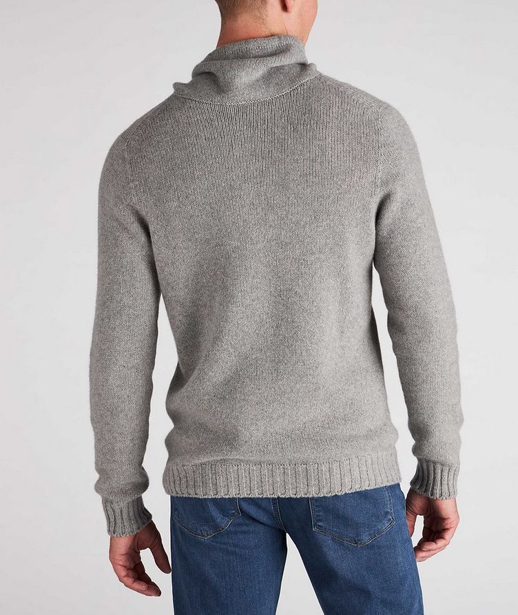Drawstring Cashmere Mock Neck Sweater image 2