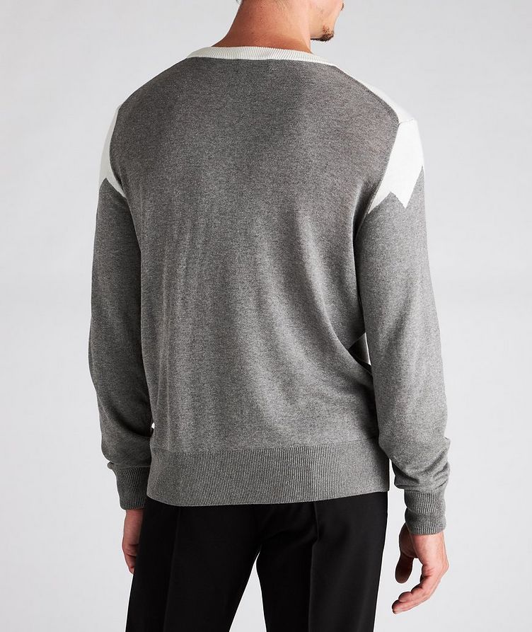Diamond Cotton-Blend Sweater image 2