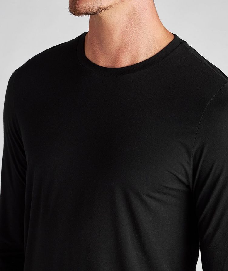 Long-Sleeve Modal-Blend T-Shirt image 3