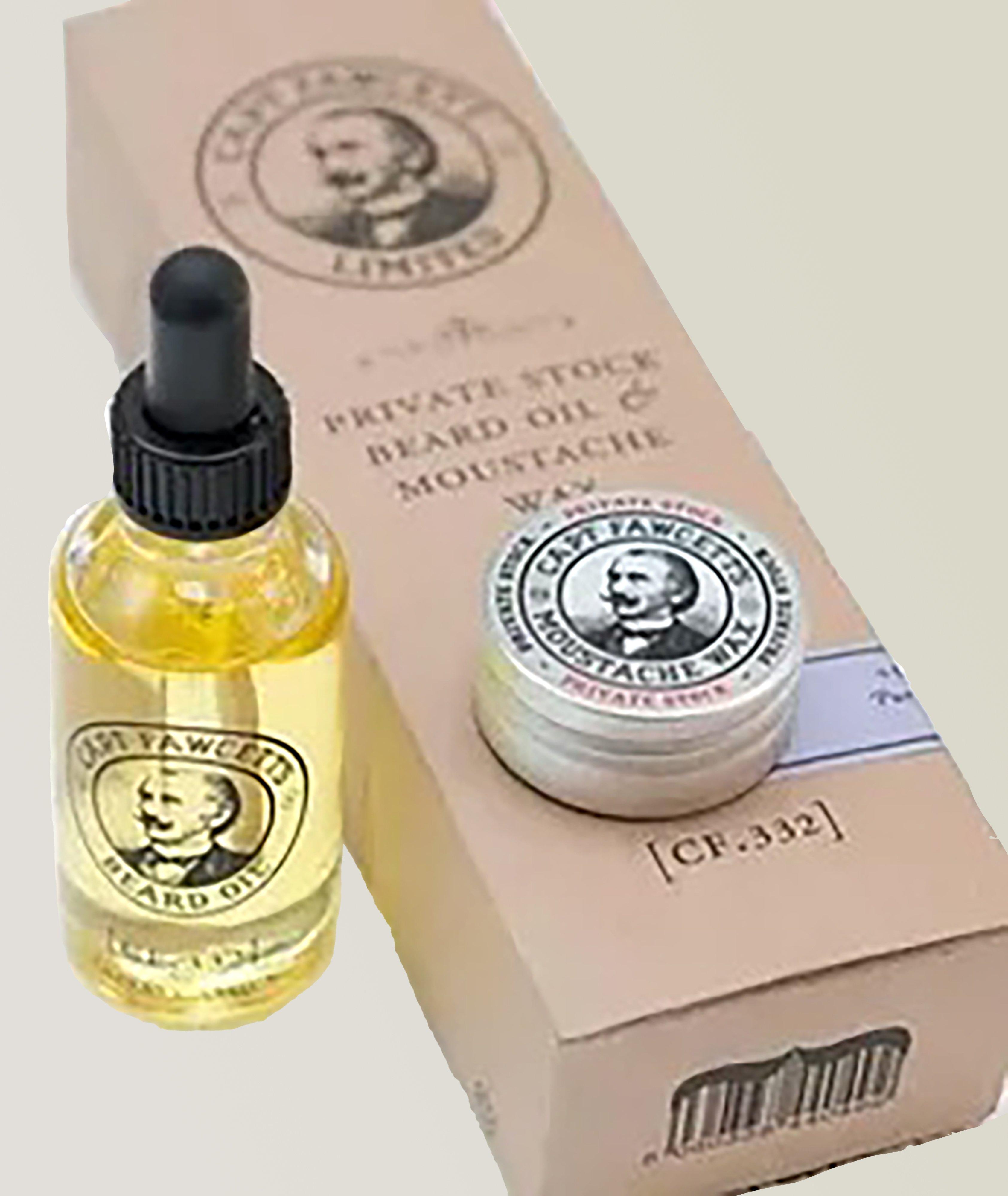 Beard Oil & Moustache Wax Gift Set image 0