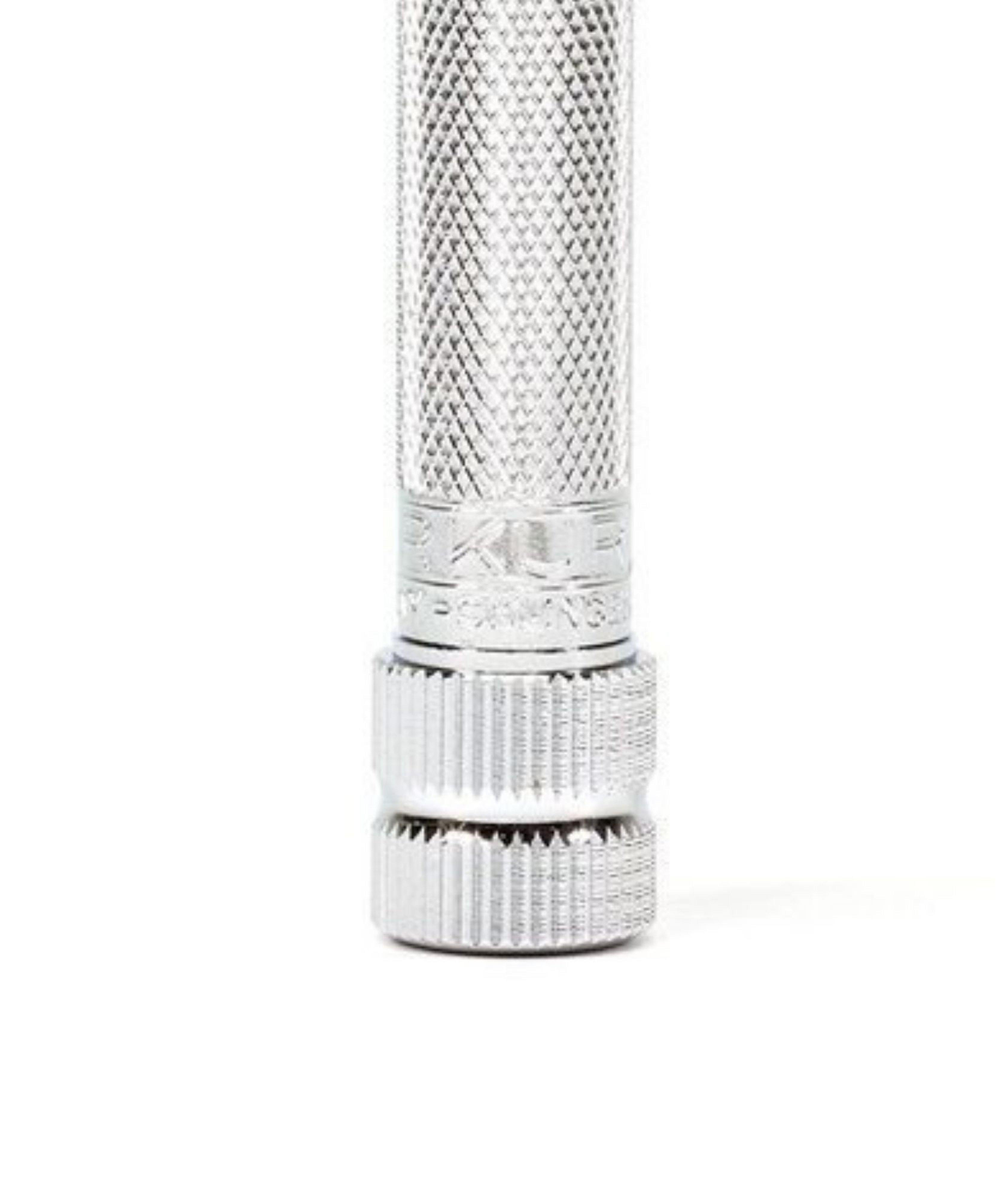  Double Edge Safety Razor, Slant Cut, Extra Thick Handle image 2