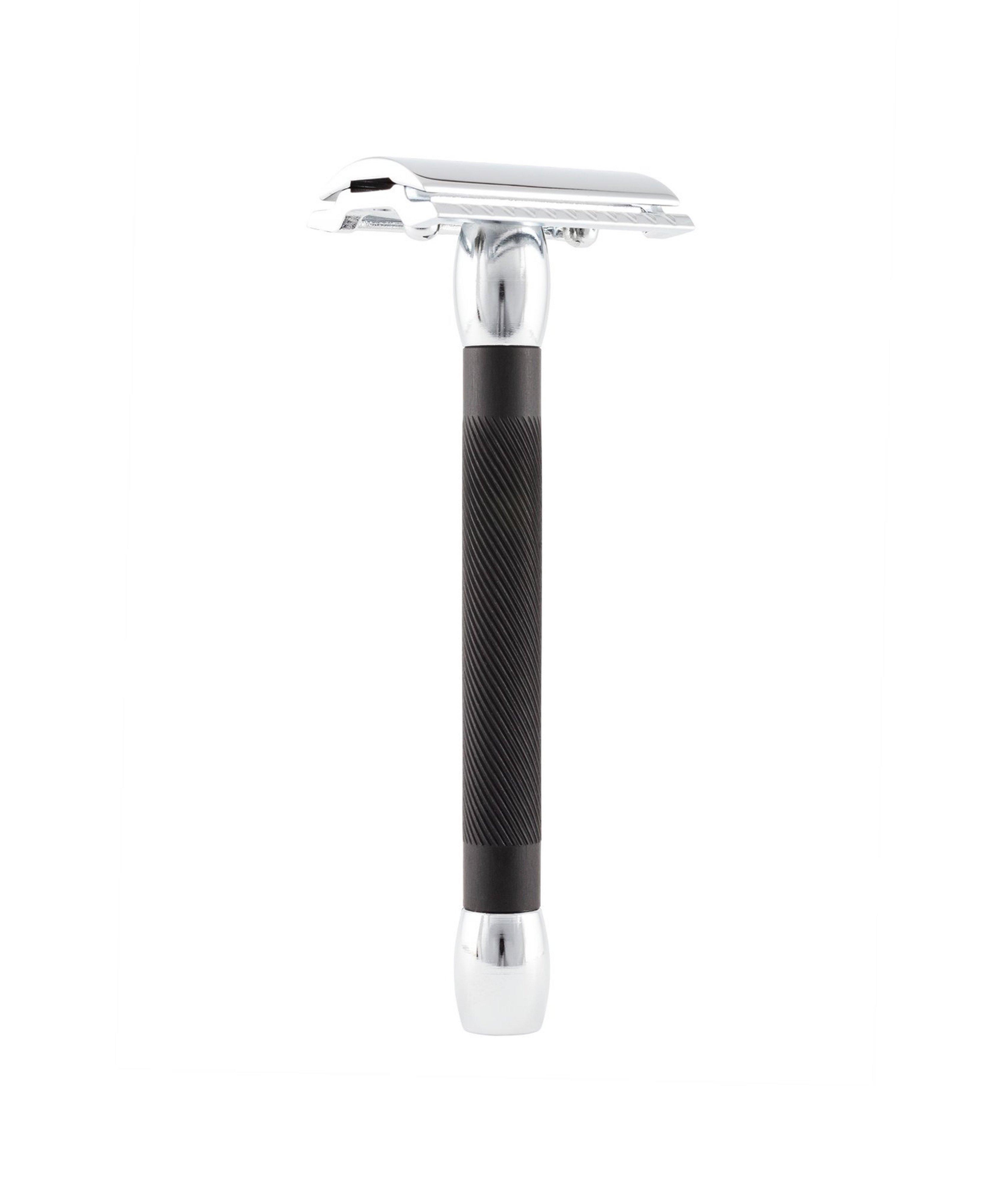 Double Edge Safety Razor, Straight Cut, Chrome, Extra Long  Handle image 3