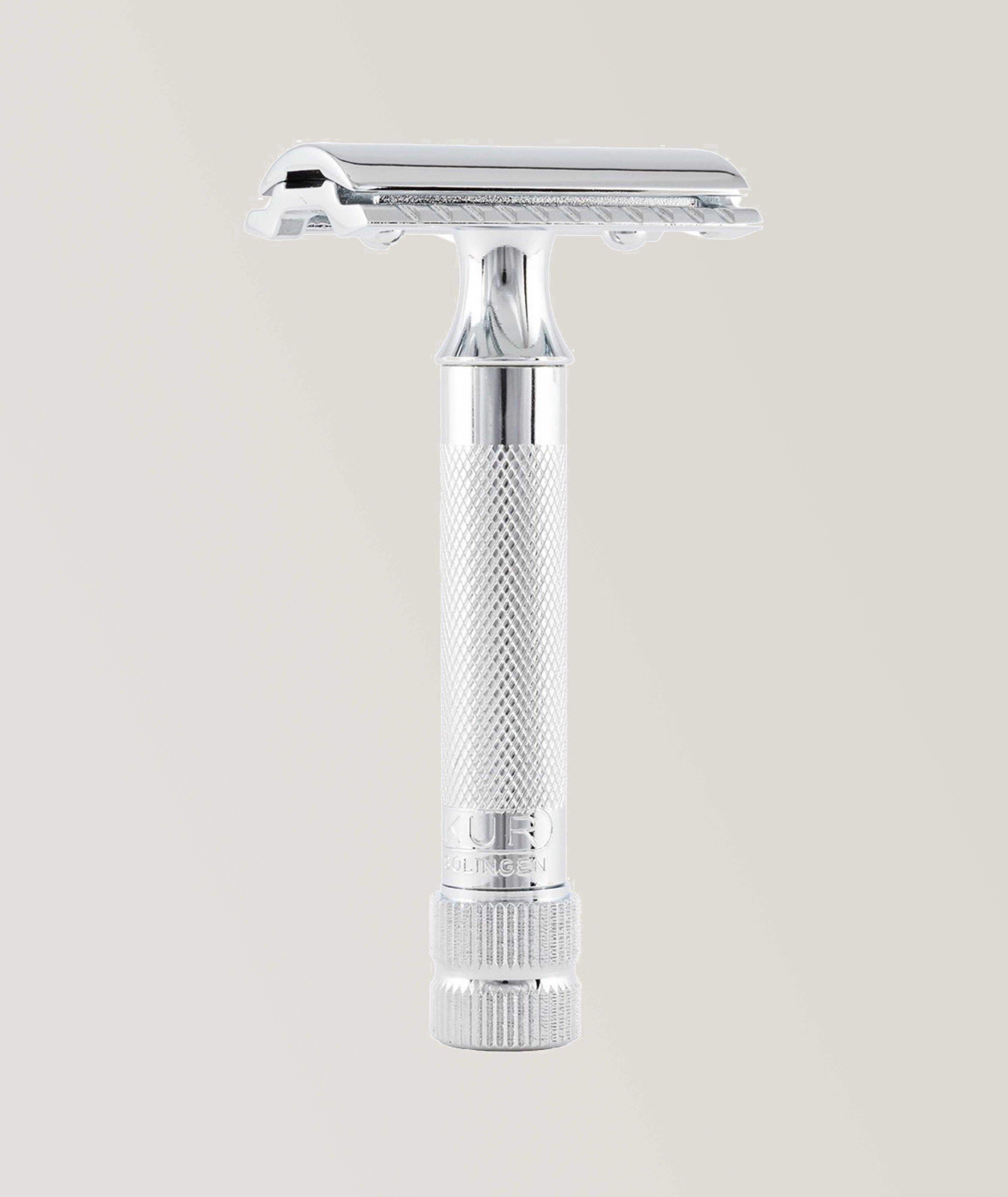  Double Edge Safety Razor, Straight Cut, Extra Thick Handle image 0