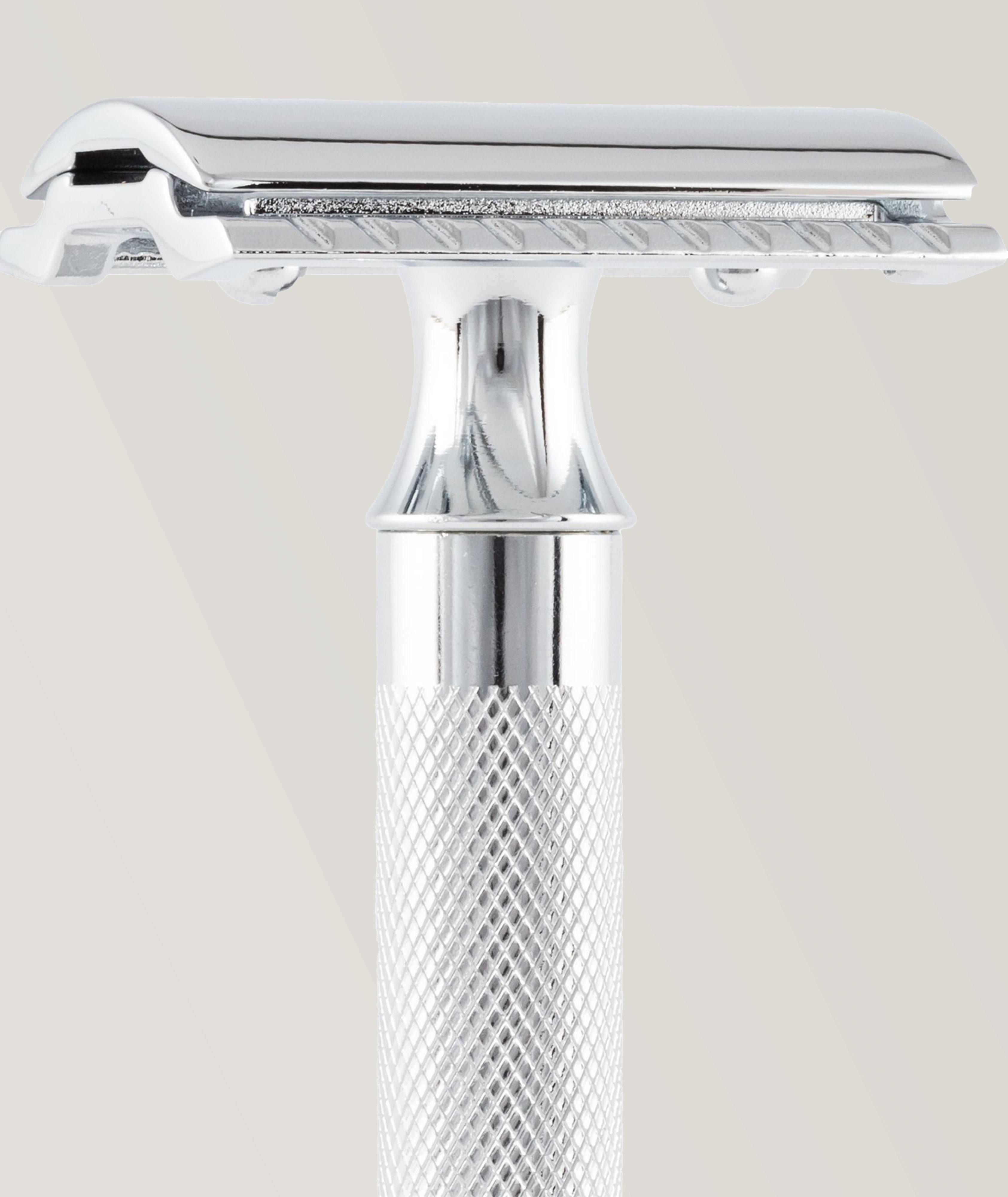  Double Edge Safety Razor, Straight Cut, Extra Thick Handle image 1