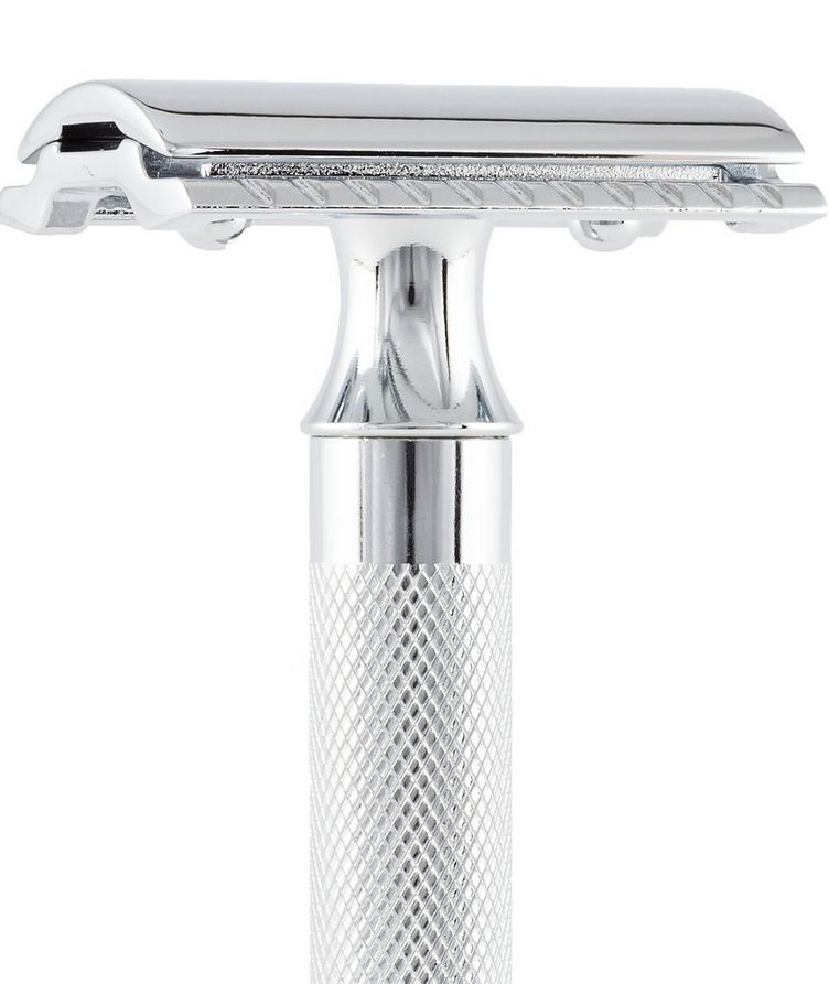  Double Edge Safety Razor, Straight Cut, Extra Thick Handle image 1
