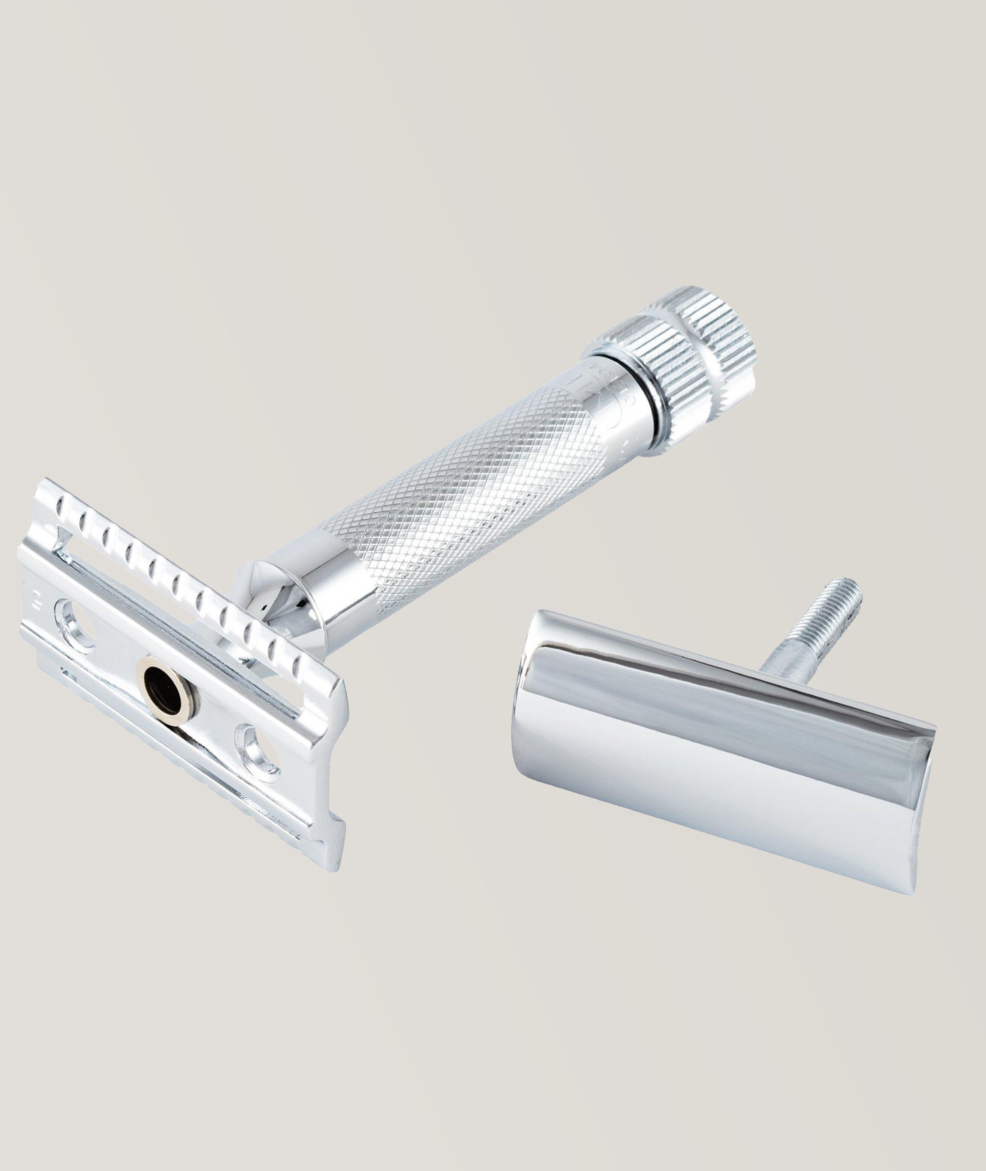  Double Edge Safety Razor, Straight Cut, Extra Thick Handle image 2