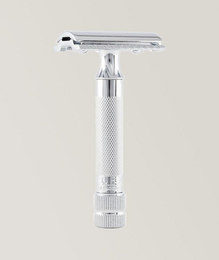  Double Edge Safety Razor, Straight Cut, Extra Thick Handle image 0