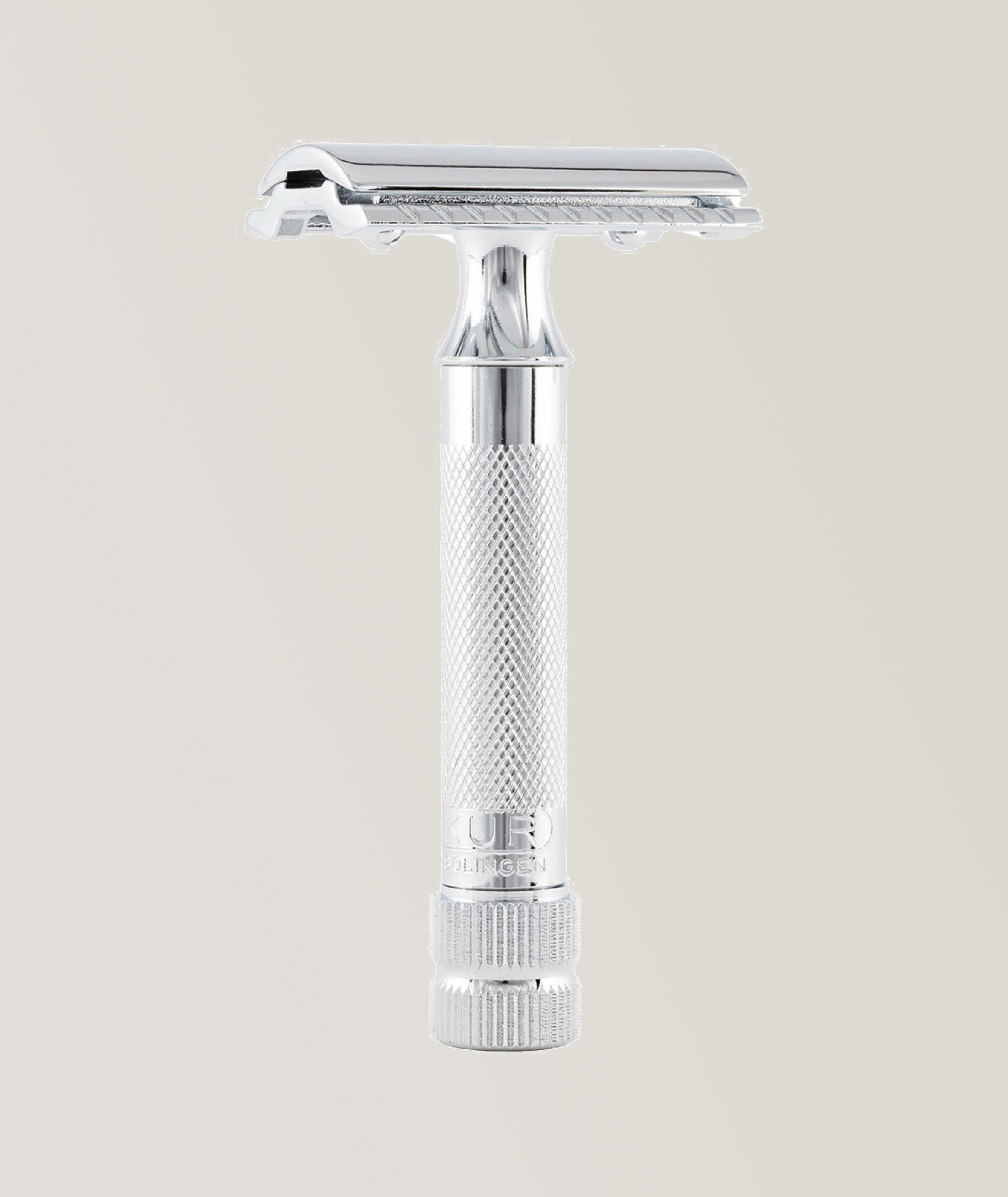  Double Edge Safety Razor, Straight Cut, Extra Thick Handle image 0
