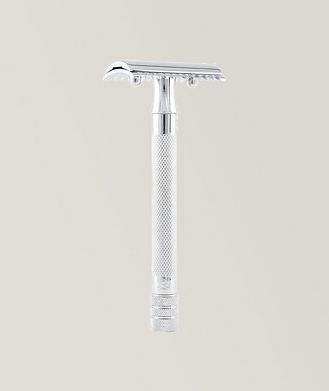 Merkur  Double Edge Safety Razor, Open Tooth Comb, Extra Long Handle